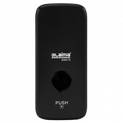 Дозатор для жидкого мыла LAIMA PROFESSIONAL PREMIUM BLACK, НАЛИВНОЙ, 1 л, черный, ABS-пластик, 609519