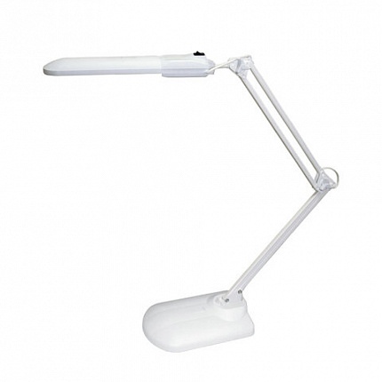 Настольная лампа светильник Дельта + на подставке, ЛЮМИНЕСЦЕНТНАЯ, цоколь 2G7, 11 Вт, белый