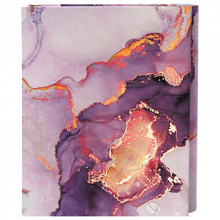 Фотоальбом с заметками BRAUBERG "Marble" на 200 фото 10х15, твердая обложка, с фольгированным тиснением, подарочная упаковка, 391426