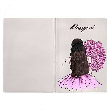 Обложка для паспорта "Cool Mix 2", 10 дизайнов ассорти, цветной принт, ПВХ, STAFF, 238859