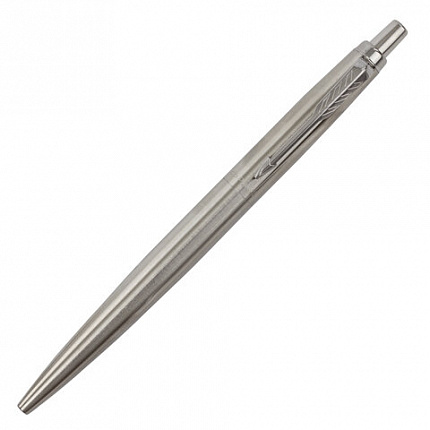 Ручка шариковая PARKER "Jotter XL Monochrome Stainless Steel CT", корпус серебристый, сталь, синяя,2122756