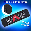 Пенал ЮНЛАНДИЯ ЮНИОР, 1 отделение, полиэстер, "Космос", 20х6х4 см, 273809