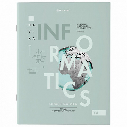 Тетради предметные со справочным материалом, КОМПЛЕКТ 12 ПРЕДМЕТОВ, VISION, 48 л., обложка картон, BRAUBERG, 404323