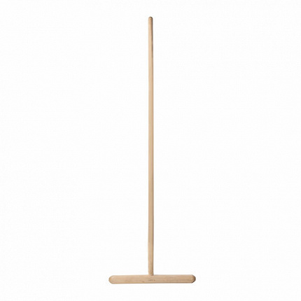 Швабра для пола деревянная, длина черенка 120 см, рабочая часть 35 см