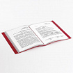 Папка 60 вкладышей BRAUBERG стандарт, красная, 0,8 мм, 228683