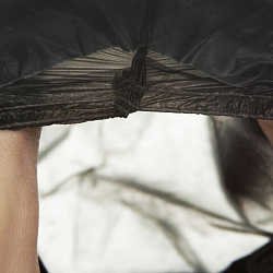 Бахилы двойные, КОМПЛЕКТ 500 шт. (250 пар), STRONG, 39х14 см, 100 мкм, 10 г, черные, ELEGREEN, ЭГЦЧ-100/Н20