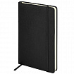 Ежедневник недатированный А5 138х213 мм, BRAUBERG "Base", под кожу, 160 л., черный, 116255