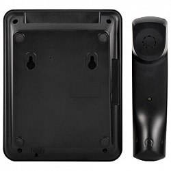 Телефон TEXET TX-264, АОН, спикерфон, тональный / импульсный режим, часы / будильник, SOS, повтор, черный, 127218