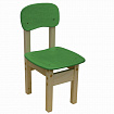 Стул детский "Яблочко-2", рост 2 (115-130 см), фанера/дерево, зеленый