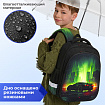 Ранец BRAUBERG KIDS STANDARD, 2 отделения, "Зеленый город", 36х28х14 см, 274428