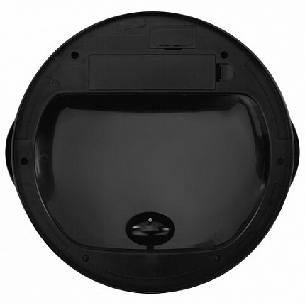 Ведро для мусора СЕНСОРНОЕ 12 л, нержавеющая сталь, черная матовая крышка, питание от 4-х батареек AA (не входят в комплект), LAIMA, 609326