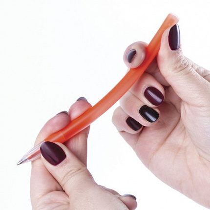 Ручка шариковая масляная ЮНЛАНДИЯ "НЕОН", СИНЯЯ, безопасный корпус ассорти, узел 1 мм, линия письма 0,5 мм, 142701