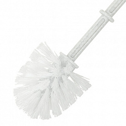 Ершик для унитаза с подставкой, угловой, "Блеск", белый мрамор, IDEA, М 5012