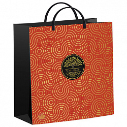 Пакет с пластиковой ручкой, мягкий пластик, 26х24см, "Естественный стиль", 140 мкм, н00255877