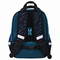 Ранец BRAUBERG FIT, 2 отделения, "Супермашина", 38х27х14 см, 272024