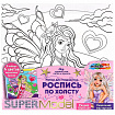 Картина детская по контуру, АССОРТИ 7 видов, 15х15 см, на подрамнике, акрил, кисти, МУЛЬТИ АРТ, 5902