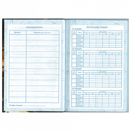 Дневник для музыкальной школы 140х210 мм, 48 л., твердый, BRAUBERG, выборочный лак, справочный материал, "Симфония", 103601