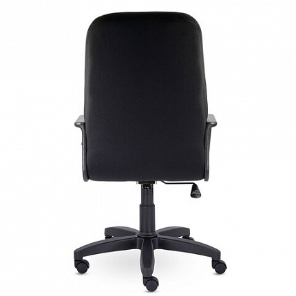 Кресло офисное "Менеджер", ткань, монолитный каркас, черное С-11, В-14
