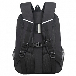 Рюкзак GRIZZLY школьный, анатомическая спинка, 2 отделения, для мальчиков, "BLACK STRIPES", 42х31х22 см, RU-532-1/2