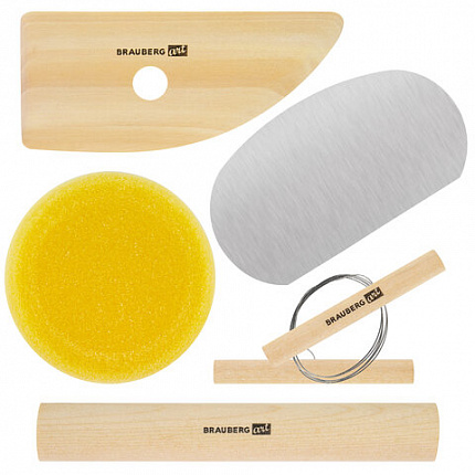 Набор инструментов для лепки и моделирования 42 шт. в подарочной коробке, BRAUBERG ART CLASSIC, 271175