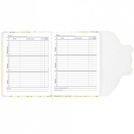 Дневник 1-11 класс 48 л., кожзам (твердая), магнитный клапан, ЮНЛАНДИЯ, "Панда", 106563