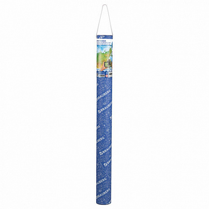 Карта России физическая 157х107 см, 1:5,5М, с ламинацией, интерактивная, в тубусе, BRAUBERG, 112399