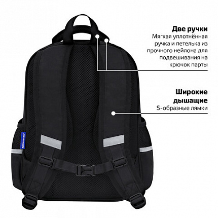 Рюкзак BRAUBERG SNAP, 2 отделения, 3 кармана, "Stylish checks", 39х28х16 см, 273130