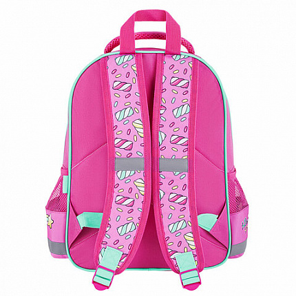 Рюкзак ПИФАГОР SCHOOL, 1 отделение, 3 кармана, "Sweet mood", 38x28х14 см, 272086