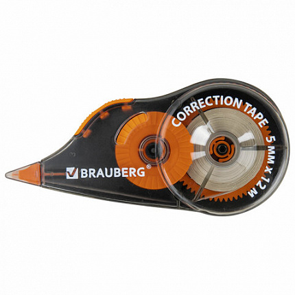 Корректирующая лента BRAUBERG ULTRA COLOR, 5 мм x 12 м, механизм перемотки, ВЫГОДНАЯ УПАКОВКА 3 штуки в блистере, 271253