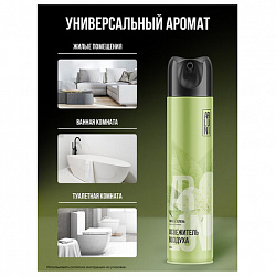 Освежитель воздуха аэрозольный 300мл ARLUNI "Липа и зелень", устранение неприятных за