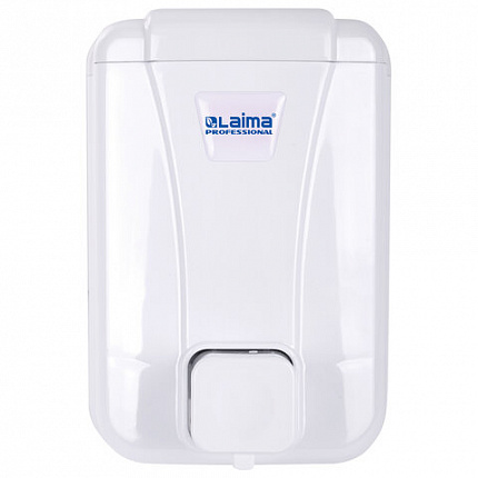 Дозатор для жидкого мыла LAIMA PROFESSIONAL LSA, НАЛИВНОЙ, объем 0,5 л, цвет белый, 607994, 3420-0