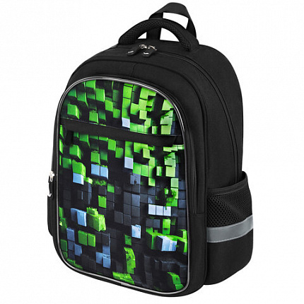 Рюкзак BRAUBERG FAVOUR, 2 отделения, 3 кармана, "Module blocks", 40х29х15 см, 273124