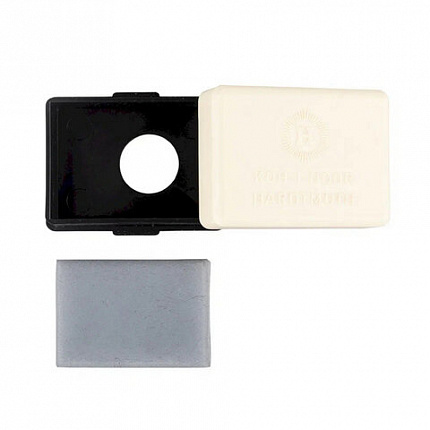 Ластик-клячка KOH-I-NOOR, 37х25х10 мм, серый, мягкий, натуральный каучук, пластиковый футляр 6427015001KD