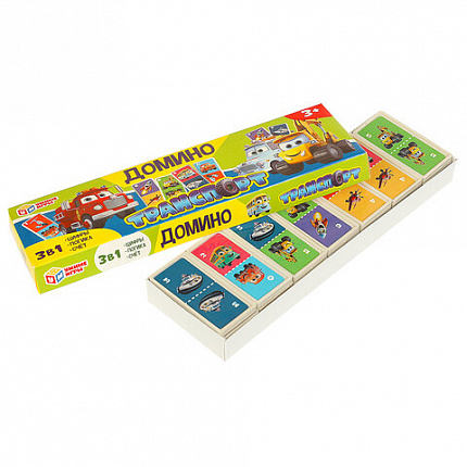 Игра настольная ДОМИНО, 175х55х18 мм, АССОРТИ, УМНЫЕ ИГРЫ