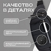 Сумка на пояс HEIKKI PROMPT (ХЕЙКИ), 2 отделения, регулируемый ремень, светоотражающие элементы, черная, 35х14х4см, 273922