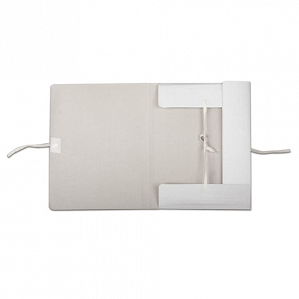 Папка для бумаг с завязками картонная, 40 мм, гарантированная плотность 370 г/м2, 4 завязки, до 400 листов, 122035