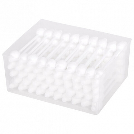 Ватные палочки детские 50 шт., с ограничителем, ЗОЛОТОЙ ИДЕАЛ, 100% хлопок, 116532