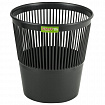 Корзина для бумаг STAFF "Basic" ЭКОНОМ, сетчатая, 9 л, черная, 238254