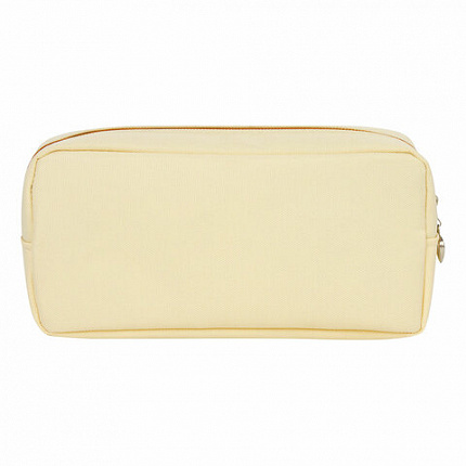 Пенал-косметичка ЮНЛАНДИЯ, 2 отделения, мягкий, "Ламы", бежевый, 20х6х9 см, 228981