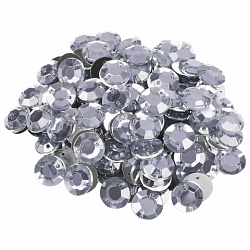 Стразы для творчества "Круглые", серебро, 12 мм, 30 грамм, ОСТРОВ СОКРОВИЩ, 661197 Стразы для творчества "Круглые", серебро, 12 мм, 30 грамм, ОСТРОВ СОКРОВИЩ, 661197