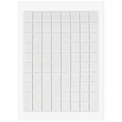 Клеевые подушечки многоразовые BRAUBERG, 80 шт., бесследное удаление, белые, 608780