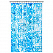 Шторка для ванной ПОЛИЭСТЕР, 180х200 см, кольца в комплекте, ГОЛУБЫЕ ВОЛНЫ, PRIMILA (ПРИМИЛА), 700083