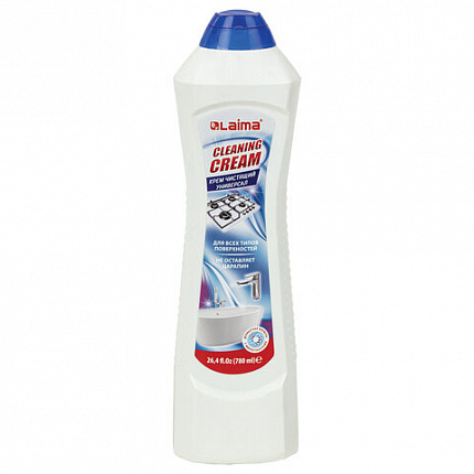 Чистящее средство универсальное крем 780 мл, LAIMA PROFESSIONAL "White fresh", 608661