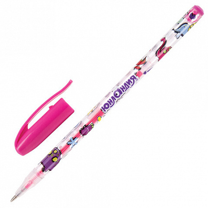 Ручки гелевые ЮНЛАНДИЯ, НАБОР 6 ЦВЕТОВ, НЕОН, корпус с печатью, узел 0,7 мм, линия письма 0,5 мм, 142804