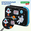 Пенал BRAUBERG KIDS большой удобный с откидной планкой, ЭВА, 22х15х4 см, "Открытый космос", 271556