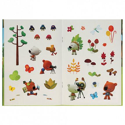 Книжка с наклейками "ЛИЦЕНЗИОННЫЕ СЮЖЕТЫ", ассорти, 145х210 мм, 8 страниц, УМКА