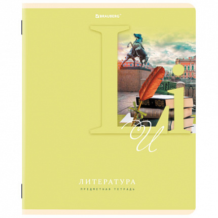 Тетради предметные, КОМПЛЕКТ 12 ПРЕДМЕТОВ, 48 листов, обложка картон, BRAUBERG, "ПАСТЕЛЬНАЯ", 404026