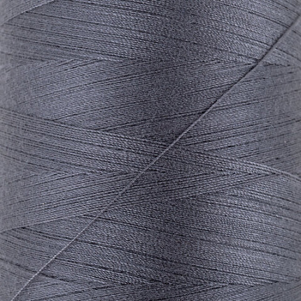 Нитки швейные 40/2 5000 ярд. (4572 м), Набор 4 цвета, белый/серый/синий/черный, DEVELIA (ДЕВЕЛИА), 665619