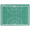 Коврик (мат) для резки BRAUBERG, 3-слойный, А4 (300х220 мм), двусторонний, толщина 3 мм, зеленый, 236905