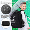 Ранец BRAUBERG KIDS START, 1 отделение, 2 кармана, "Темная машина", 35х26х13 см, 273151